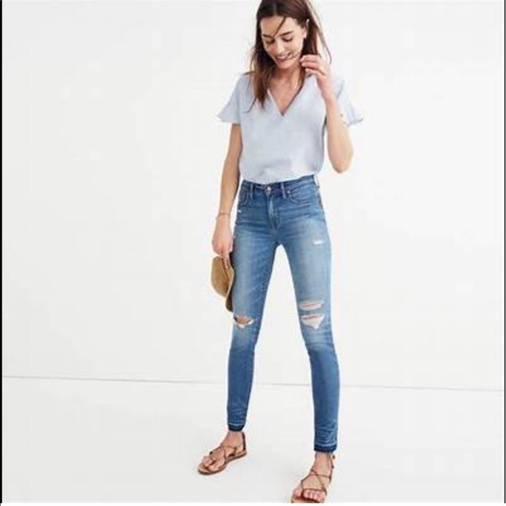 Madewell 9” High Rise Skinny Jeans